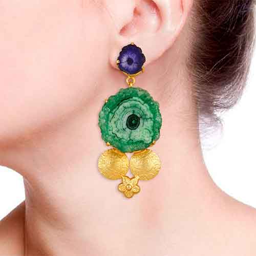 Druzy Stone Studs And Earrings Manufacturers in Wuhan